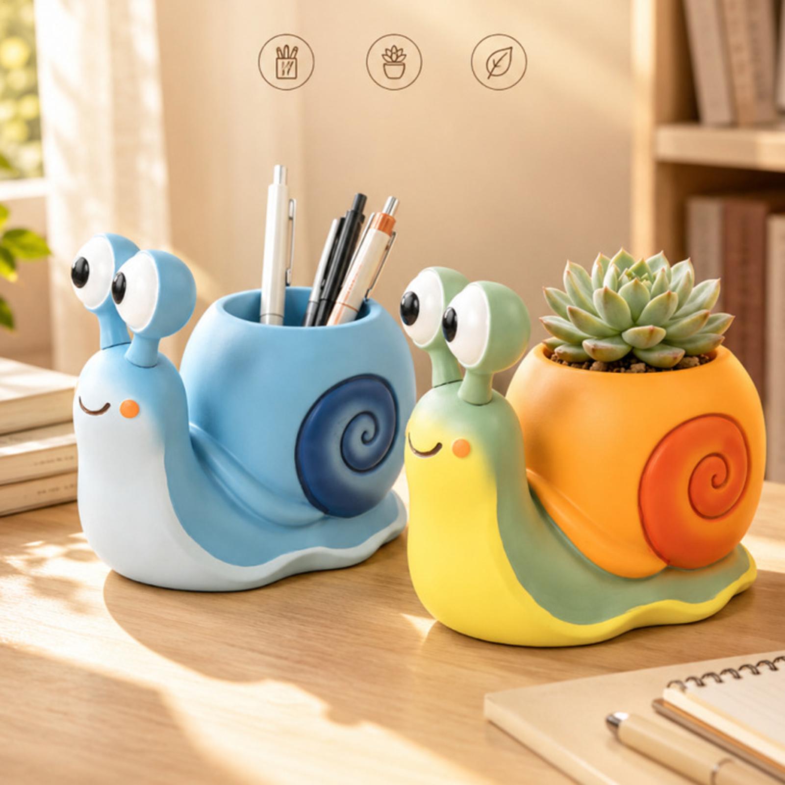 Snail Shape Flower Pot Snail f - огляд і ціна Succulent Set