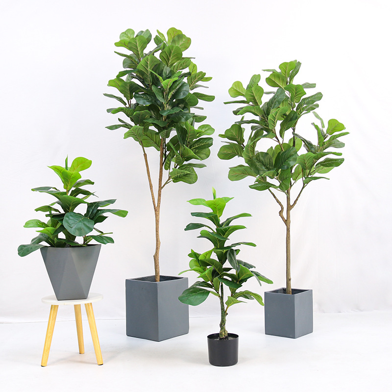 Artificial Plastic Potted Plan - огляд і ціна Fiddle Leaf Fig