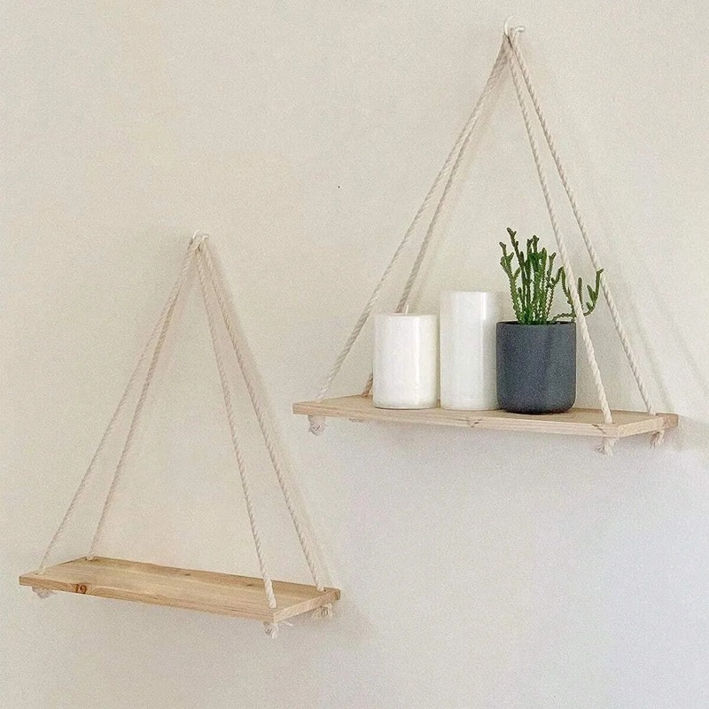 1PC Wooden Swing Hanging Hemp  - огляд і ціна Terracotta Pot