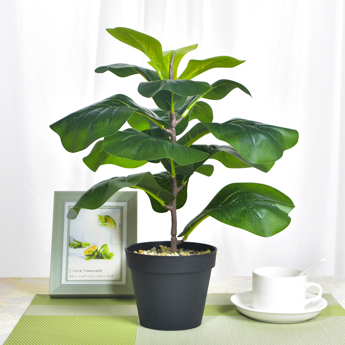 AB33-2Pcs Artificial Fiddle Le - огляд і ціна Fiddle Leaf Fig
